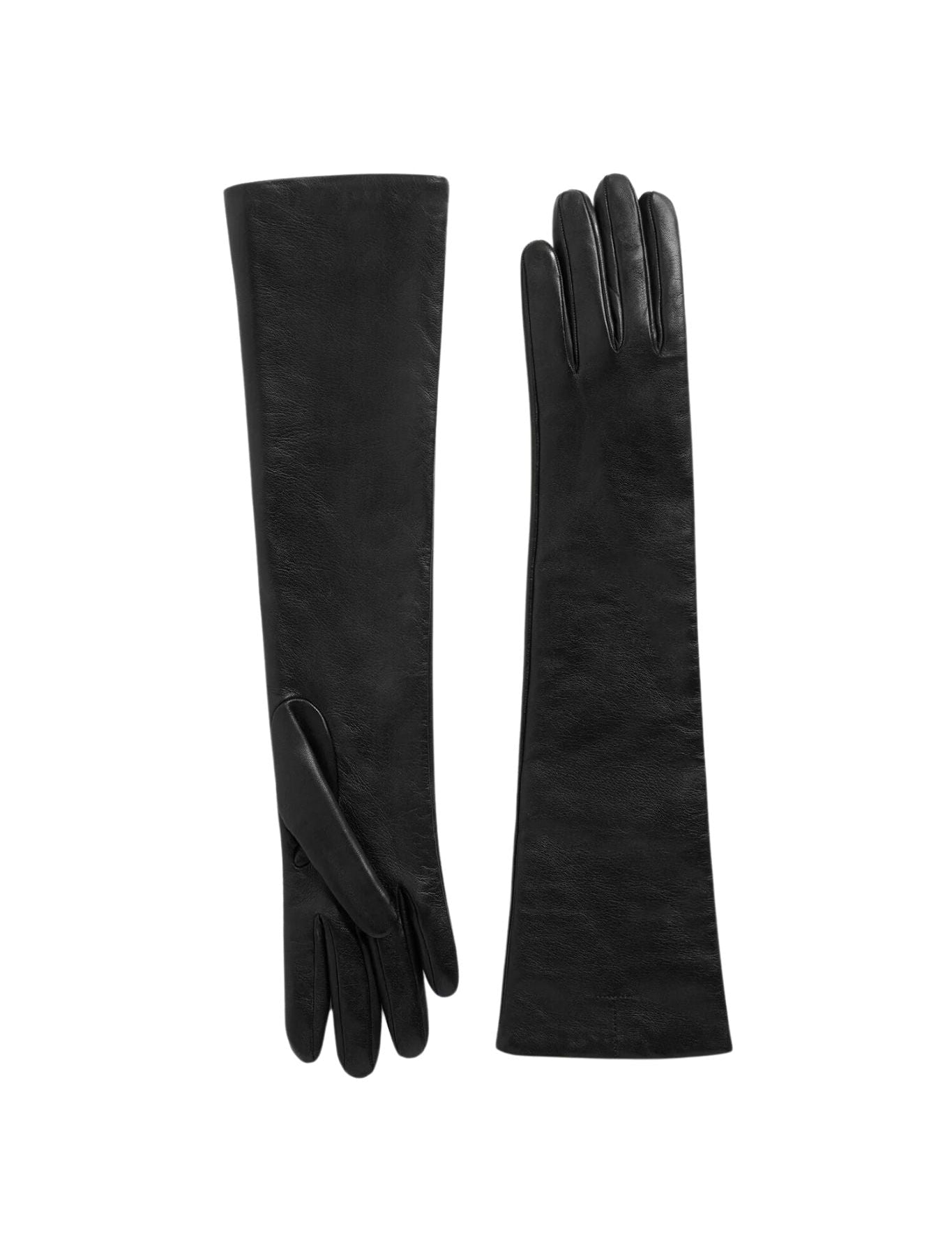 Toteme Long Leather Gloves - Vermillion