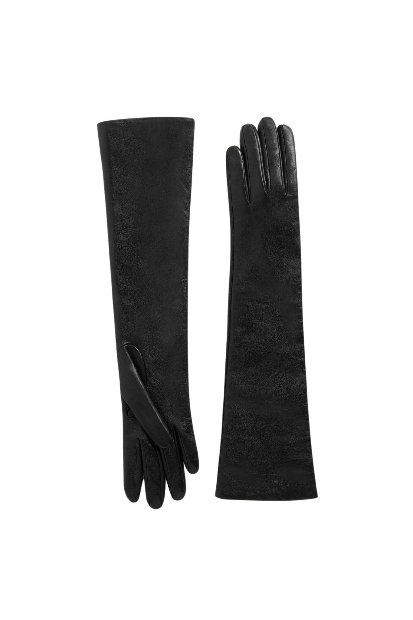 Toteme Long Leather Gloves - Vermillion