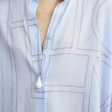 Toteme Long Summer Shirt - Vermillion
