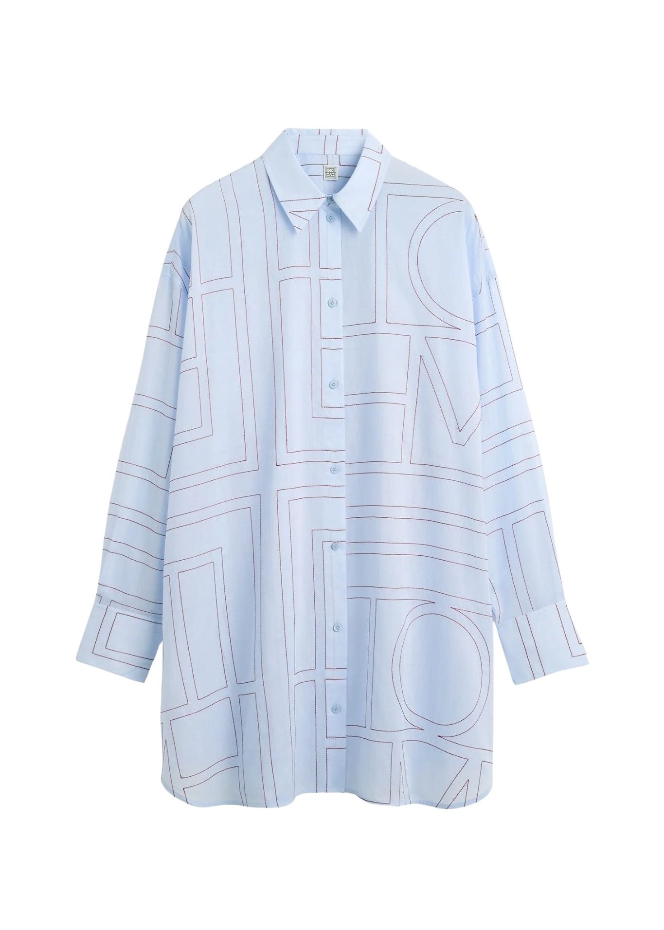 Toteme Long Summer Shirt - Vermillion