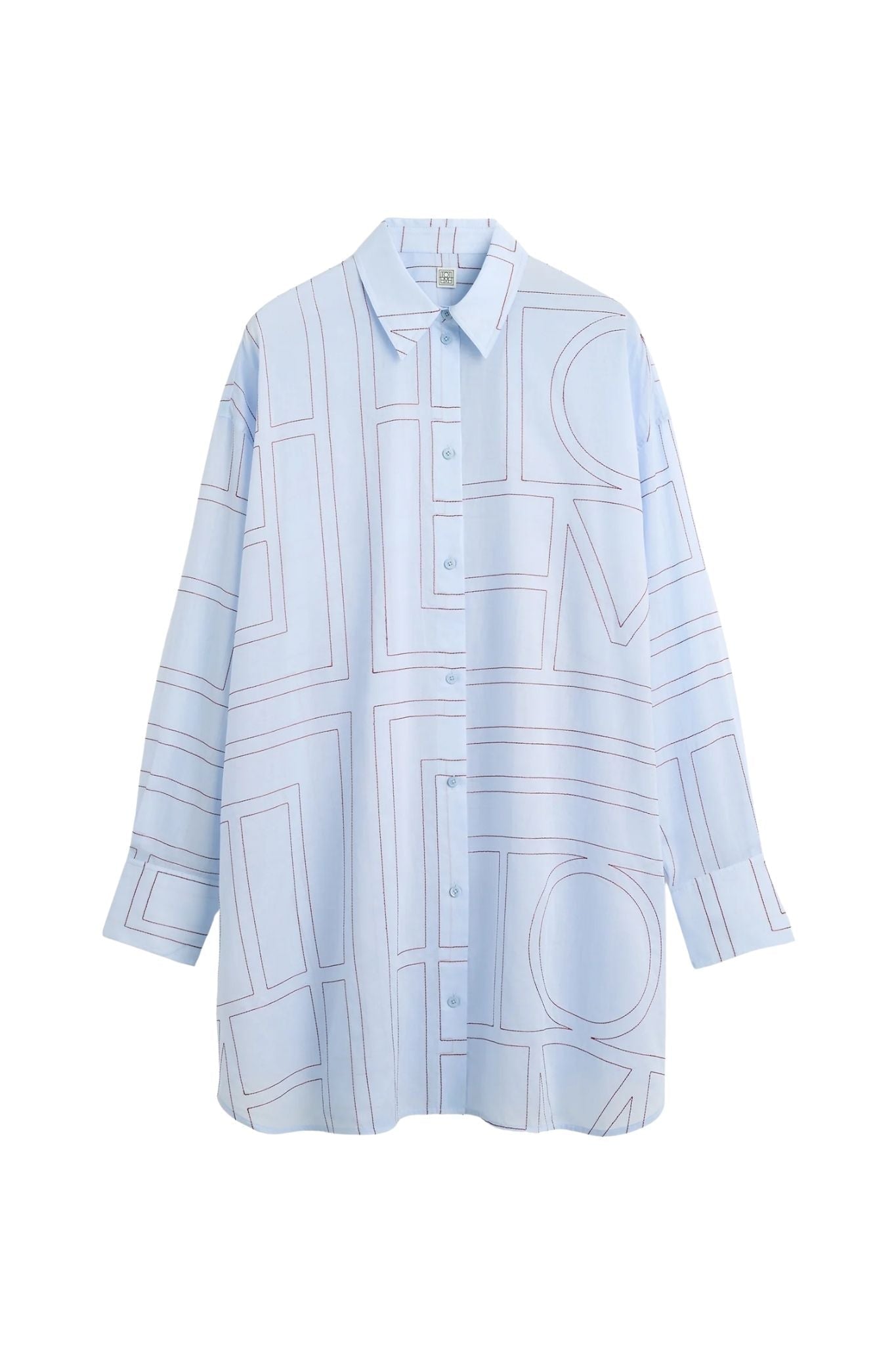 Toteme Long Summer Shirt - Vermillion