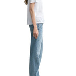 Toteme Low Straight Denim - Vermillion