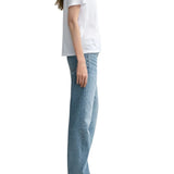 Toteme Low Straight Denim - Vermillion