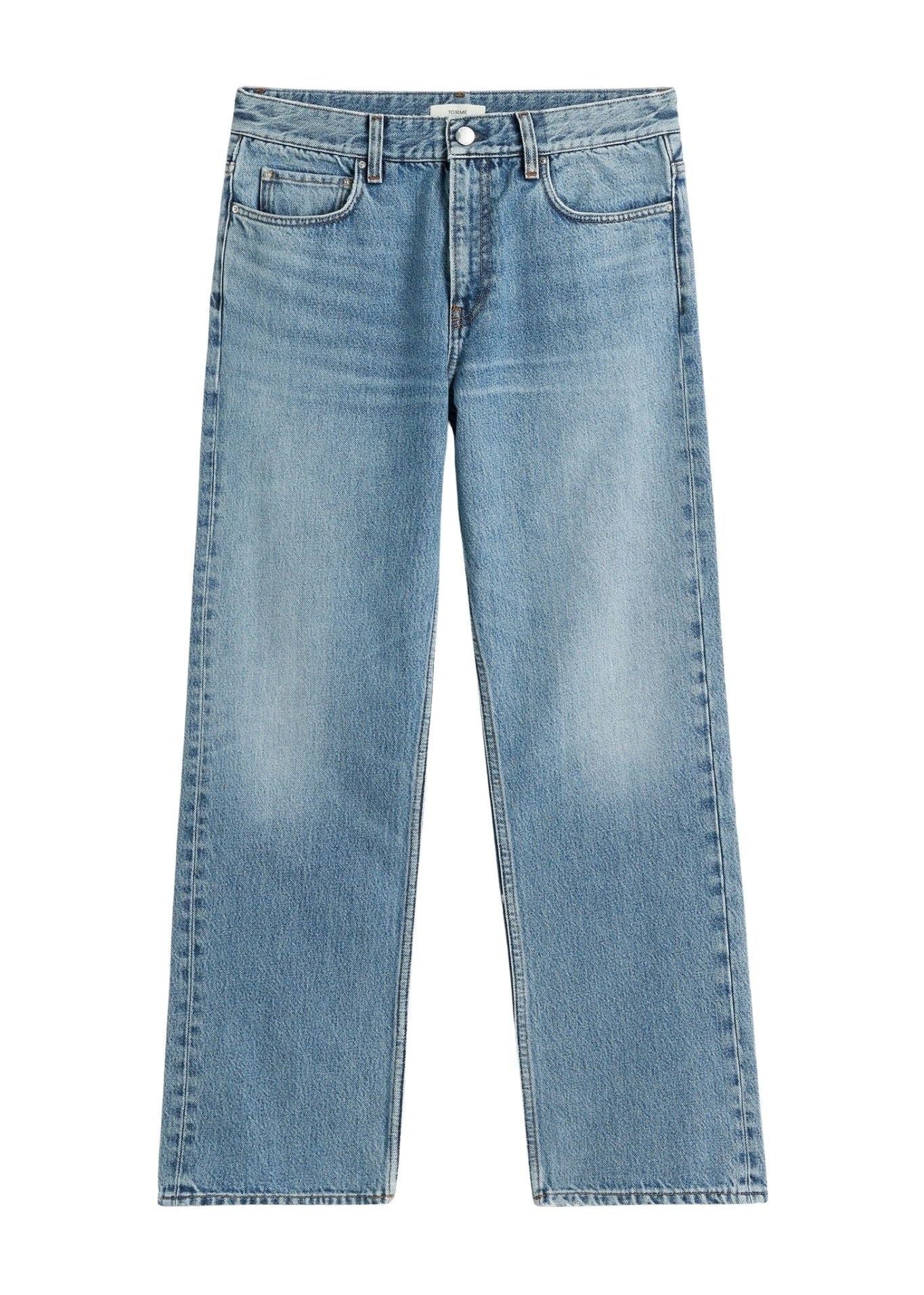 Toteme Low Straight Denim - Vermillion