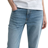 Toteme Low Straight Denim - Vermillion