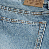 Toteme Low Straight Denim - Vermillion