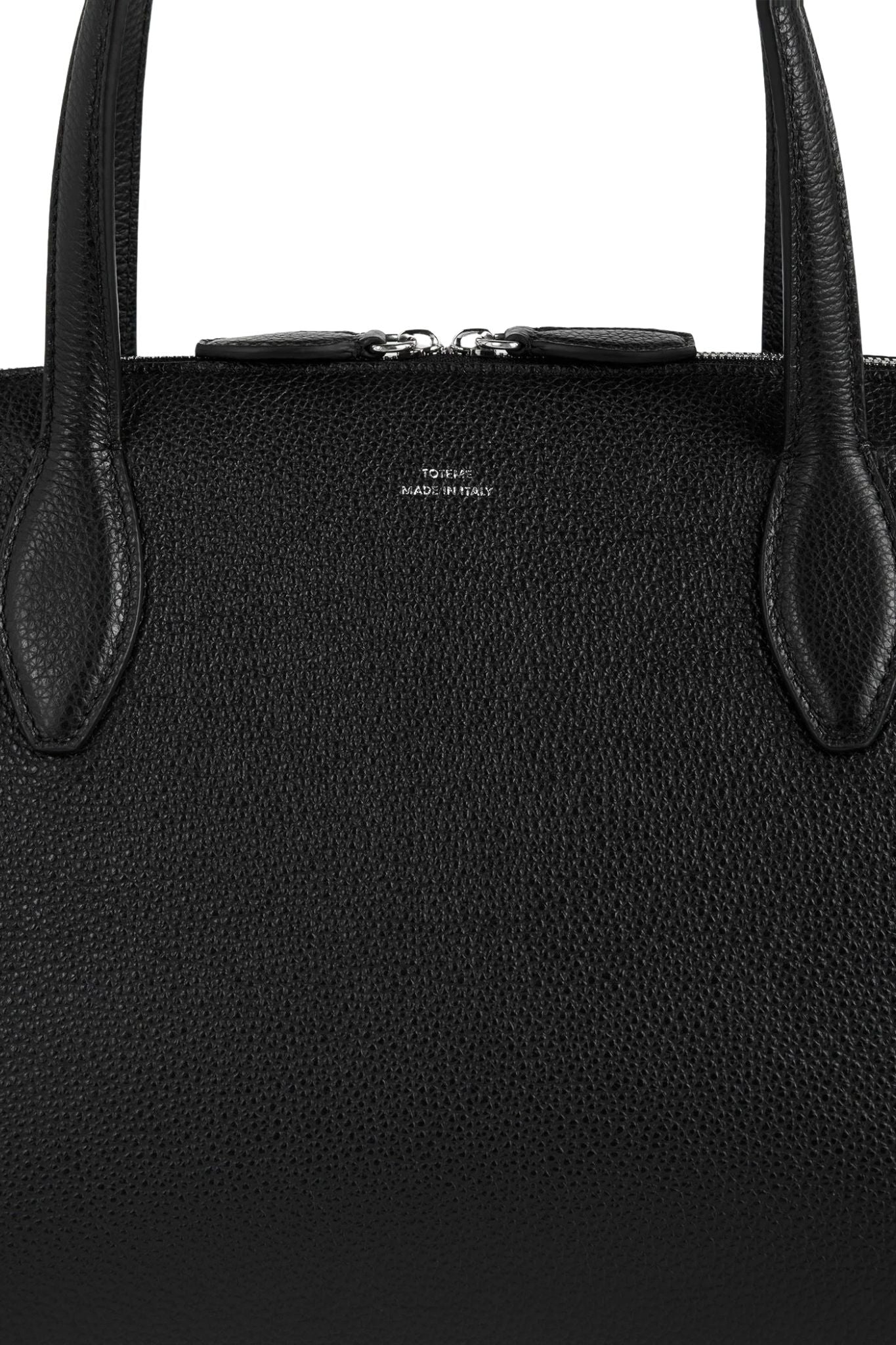 Toteme Medium Grained Leather Day Tote - Vermillion