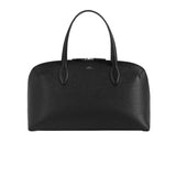 Toteme Medium Grained Leather Day Tote - Vermillion