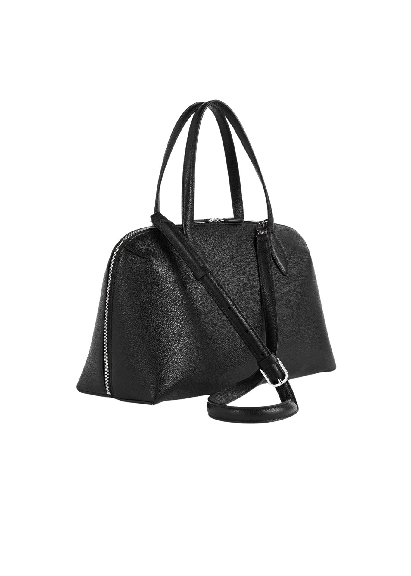 Toteme Medium Grained Leather Day Tote - Vermillion