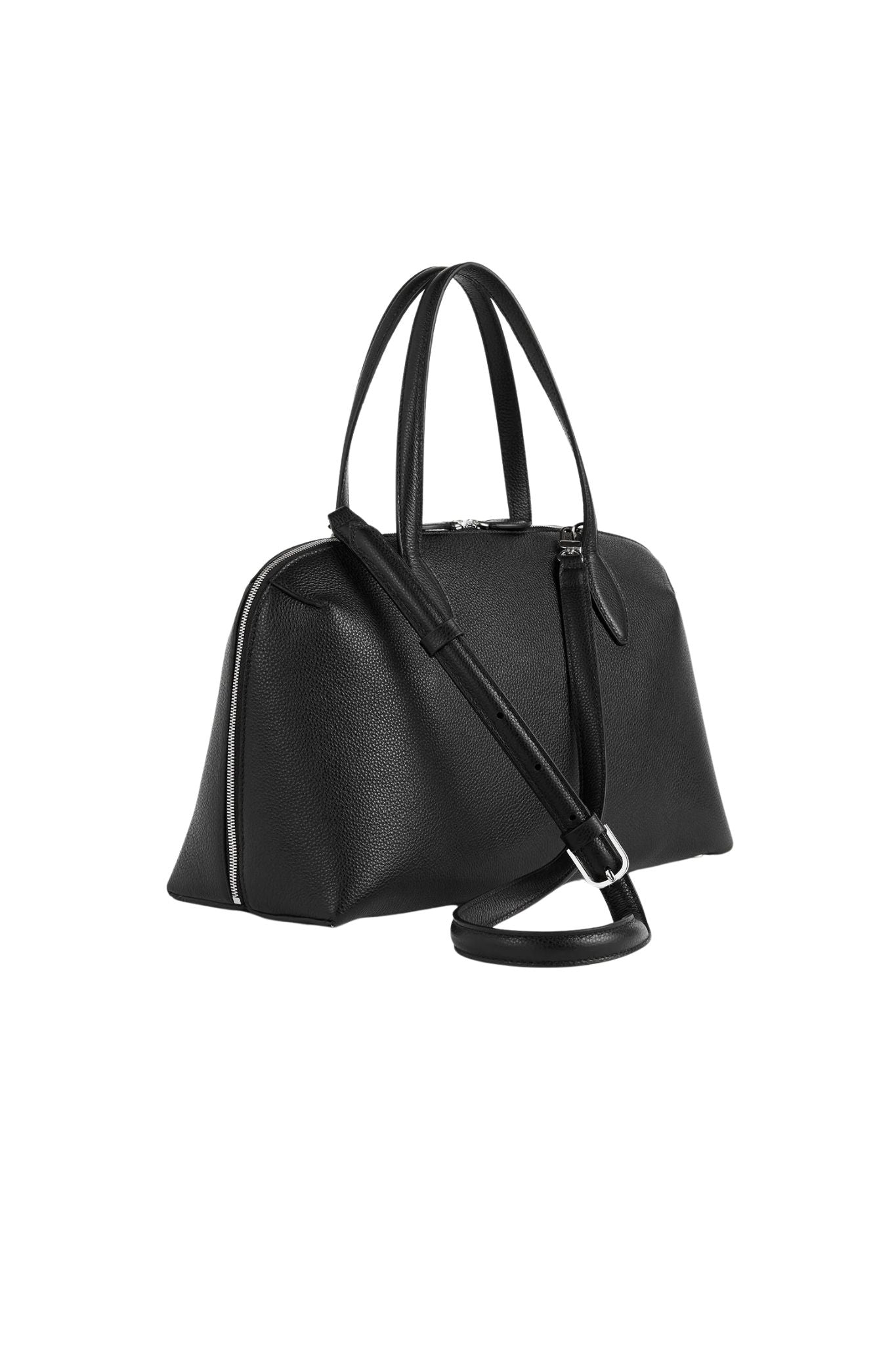 Toteme Medium Grained Leather Day Tote - Vermillion