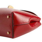 Toteme Mini T - Lock Naplack Clutch - Vermillion