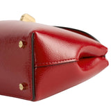 Toteme Mini T - Lock Naplack Clutch - Vermillion