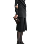 Toteme Mini T - Lock Pony Hair Clutch - Vermillion