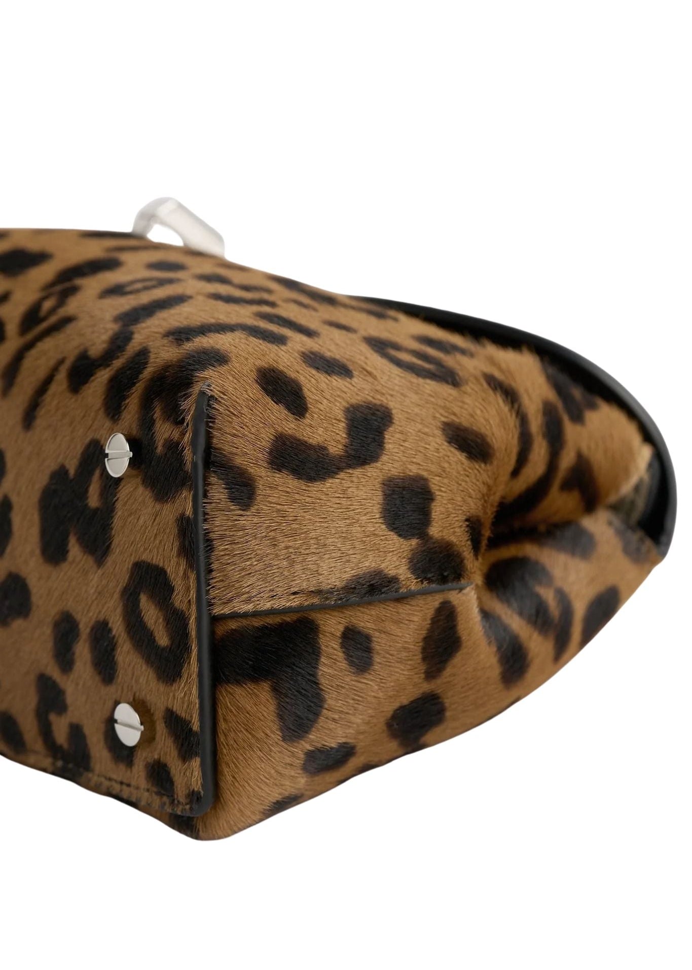 Toteme Mini T - Lock Pony Hair Clutch - Vermillion