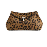 Toteme Mini T - Lock Pony Hair Clutch - Vermillion