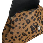 Toteme Mini T - Lock Pony Hair Clutch - Vermillion