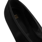 Toteme Minimalist Velvet Ballerinas - Vermillion