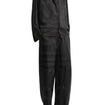 Toteme Monogram Silk PJ Top - Vermillion