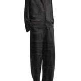 Toteme Monogram Silk PJ Top - Vermillion