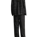 Toteme Monogram Silk PJ Top - Vermillion