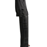 Toteme Monogram Silk PJ Top - Vermillion