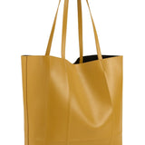 Toteme Roam Leather Tote - Vermillion
