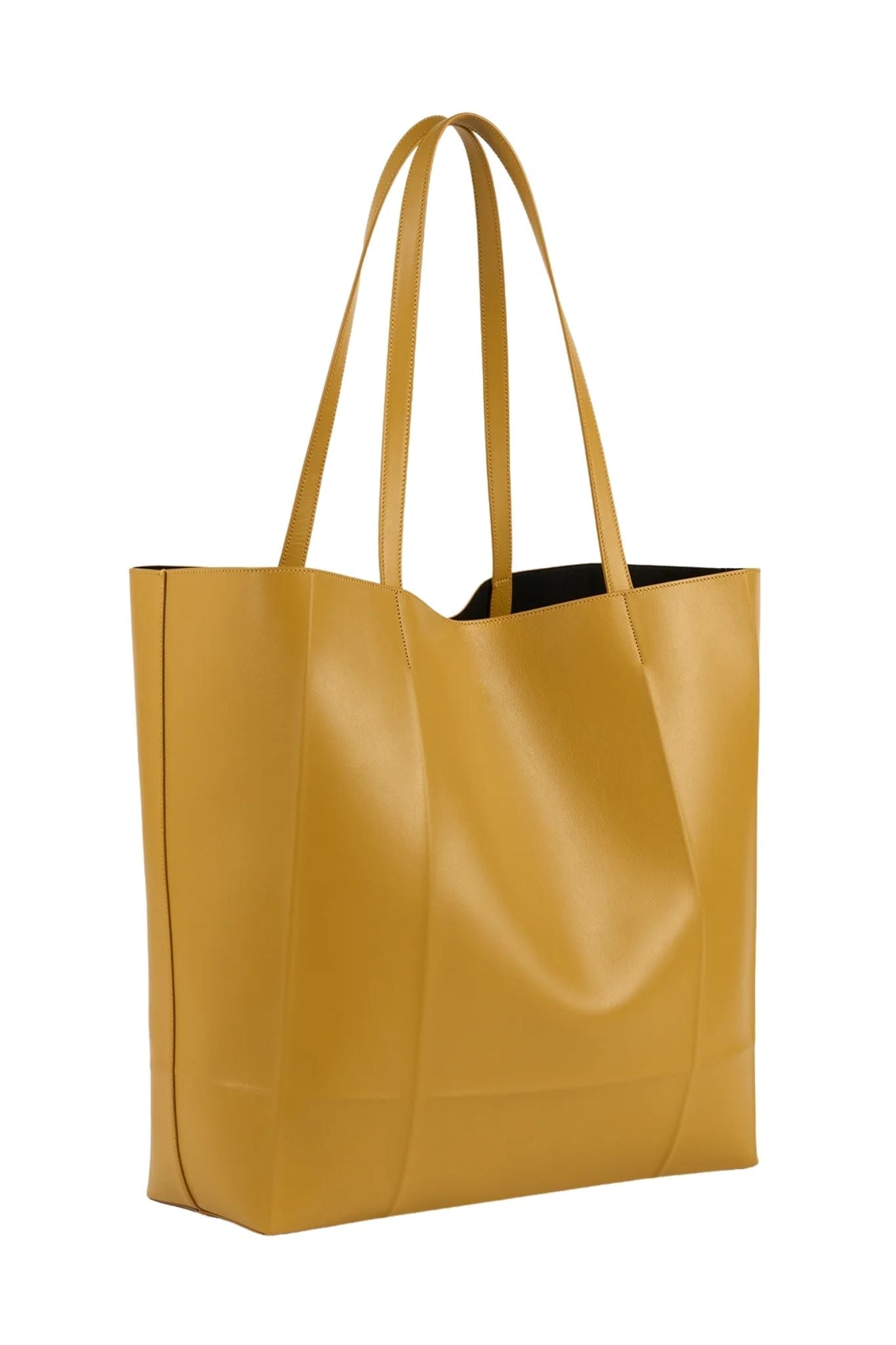 Toteme Roam Leather Tote - Vermillion