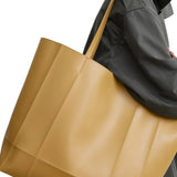 Toteme Roam Leather Tote - Vermillion