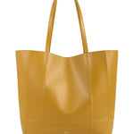 Toteme Roam Leather Tote - Vermillion