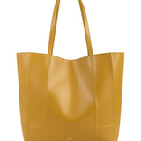 Toteme Roam Leather Tote - Vermillion