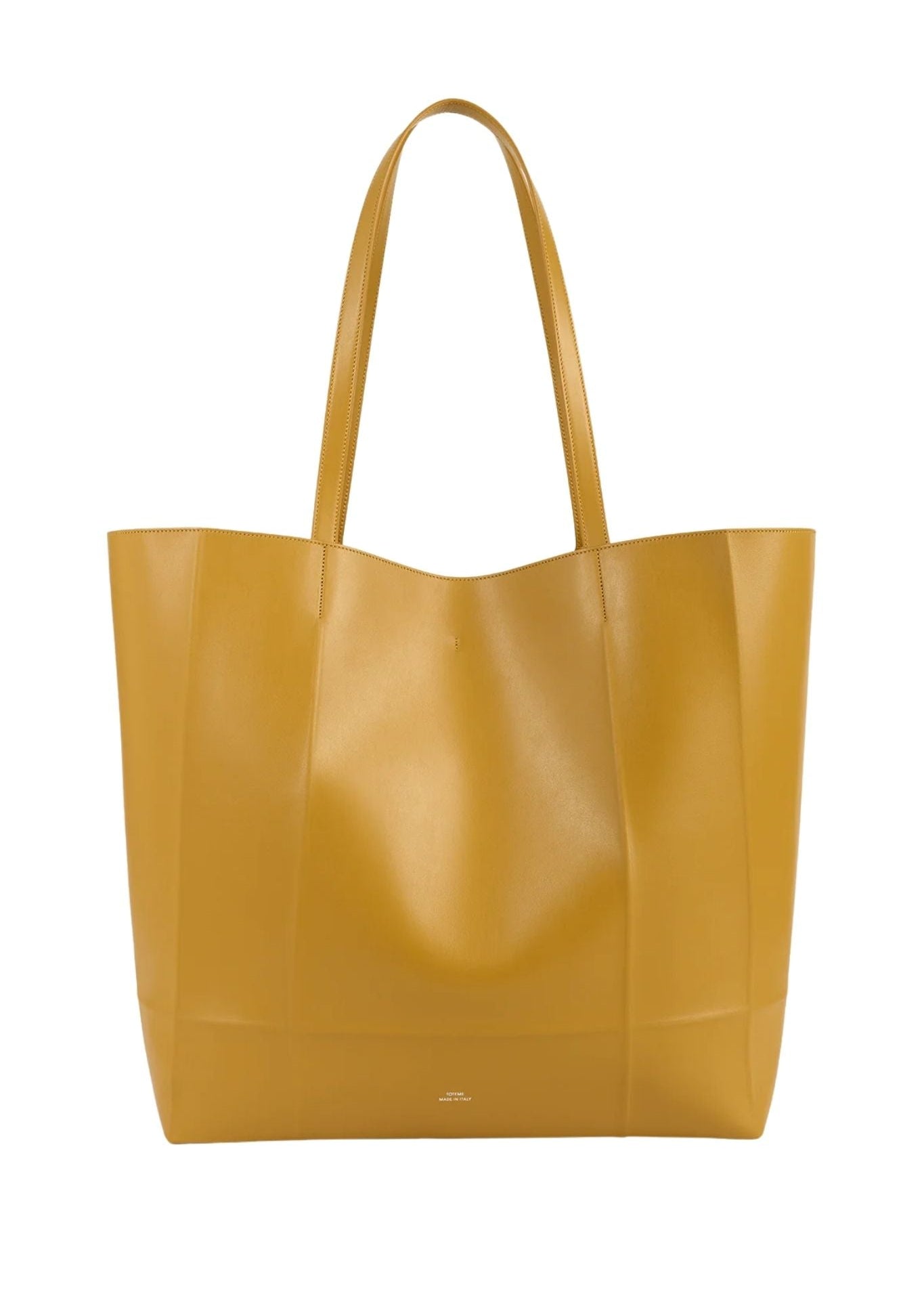 Toteme Roam Leather Tote - Vermillion