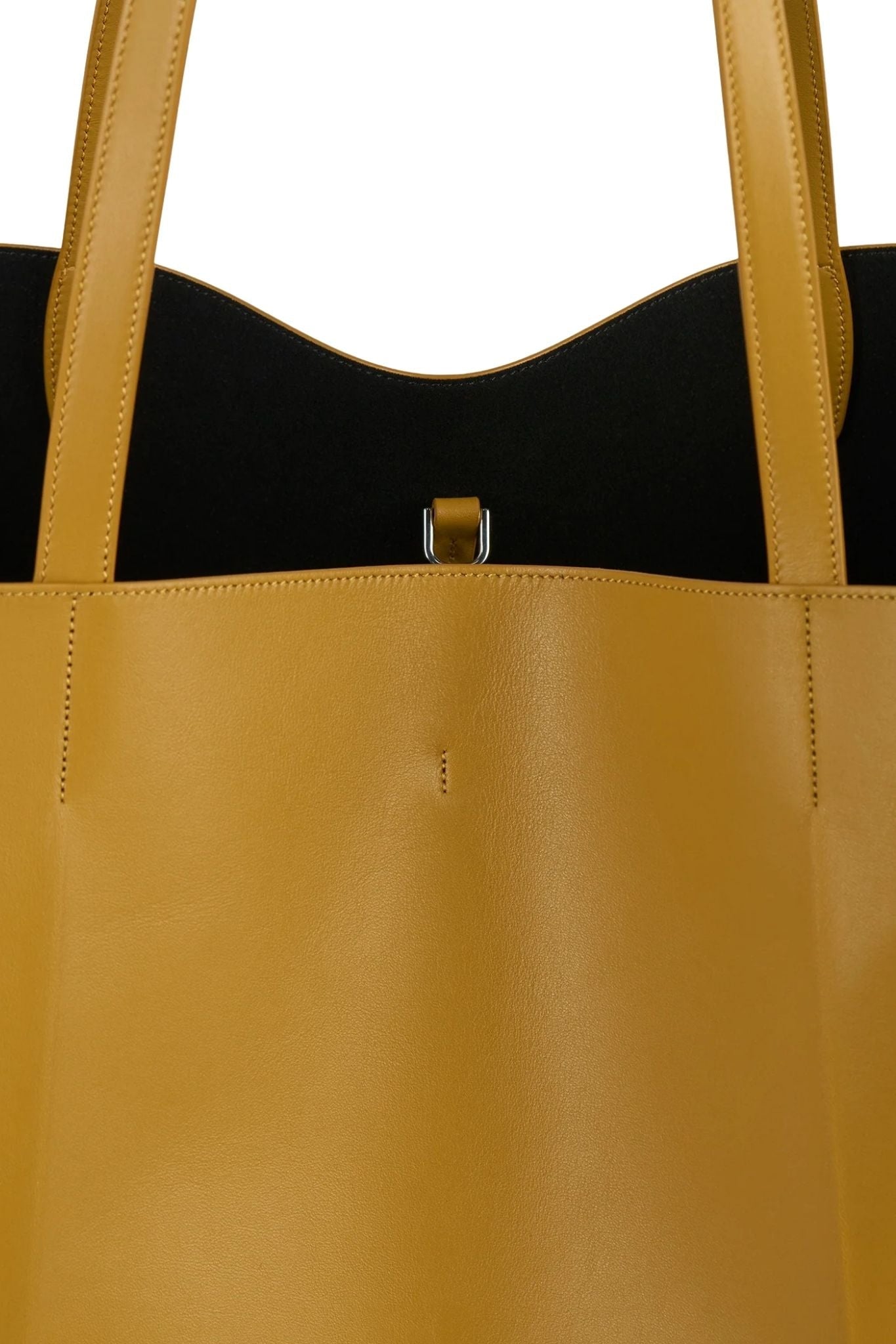 Toteme Roam Leather Tote - Vermillion