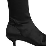 Toteme Satin Knee - high Boots - Vermillion