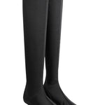 Toteme Satin Knee - high Boots - Vermillion