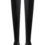 Toteme Satin Knee - high Boots - Vermillion