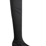 Toteme Satin Knee - high Boots - Vermillion