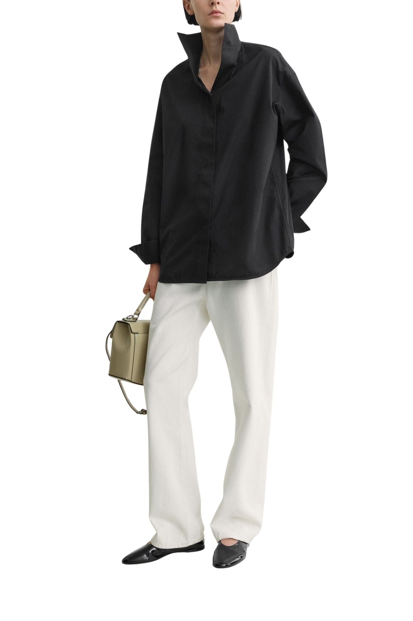 Toteme Sharp Poplin Shirt - Vermillion