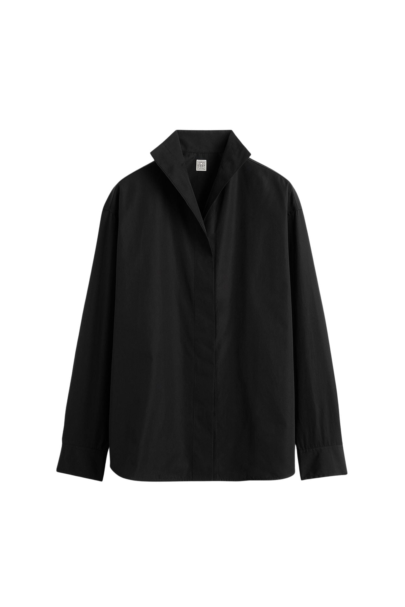 Toteme Sharp Poplin Shirt - Vermillion