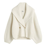 Toteme Shawl Lapel Cardigan - Vermillion