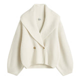 Toteme Shawl Lapel Cardigan - Vermillion