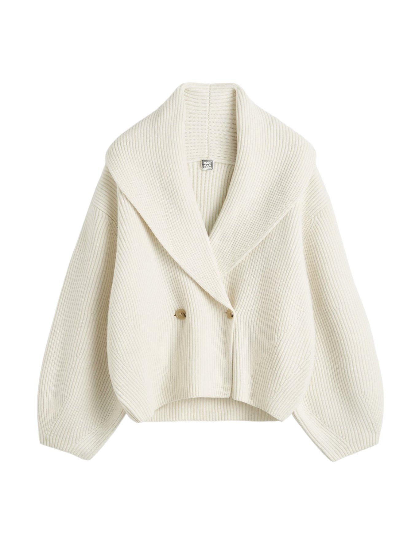 Toteme Shawl Lapel Cardigan - Vermillion