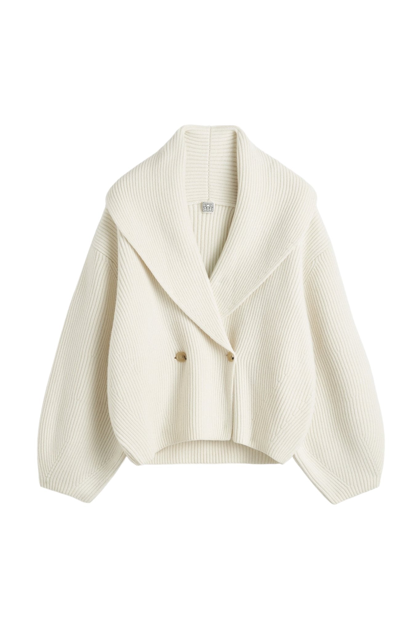 Toteme Shawl Lapel Cardigan - Vermillion