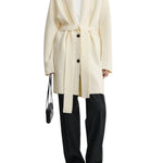 Toteme Shawl - Lapel Robe - Vermillion