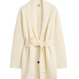 Toteme Shawl - Lapel Robe - Vermillion