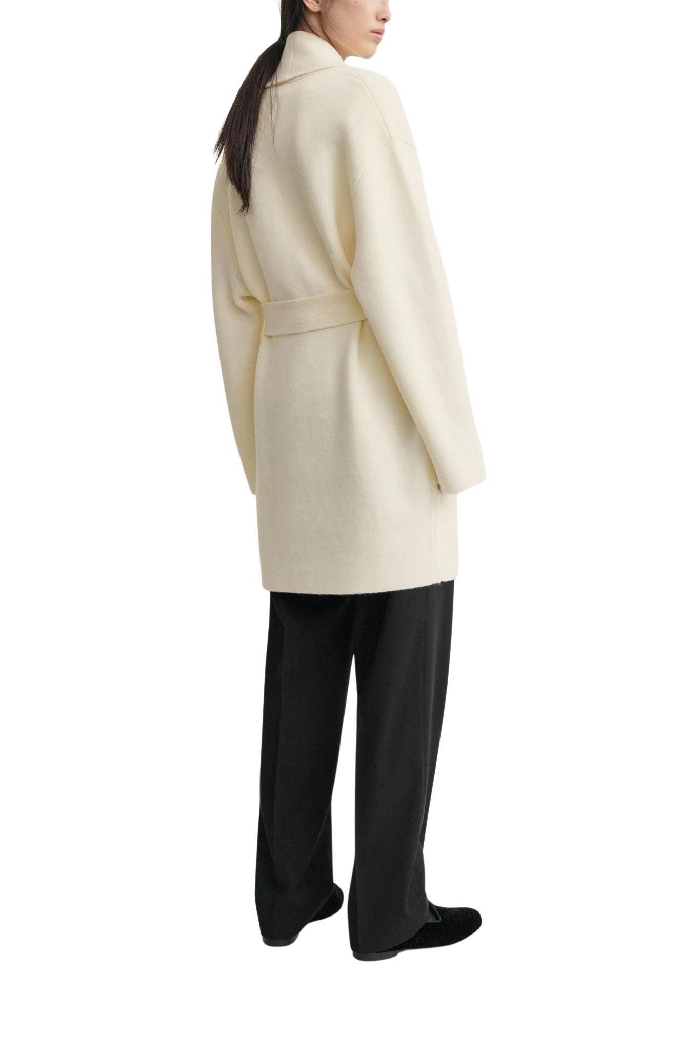 Toteme Shawl - Lapel Robe - Vermillion