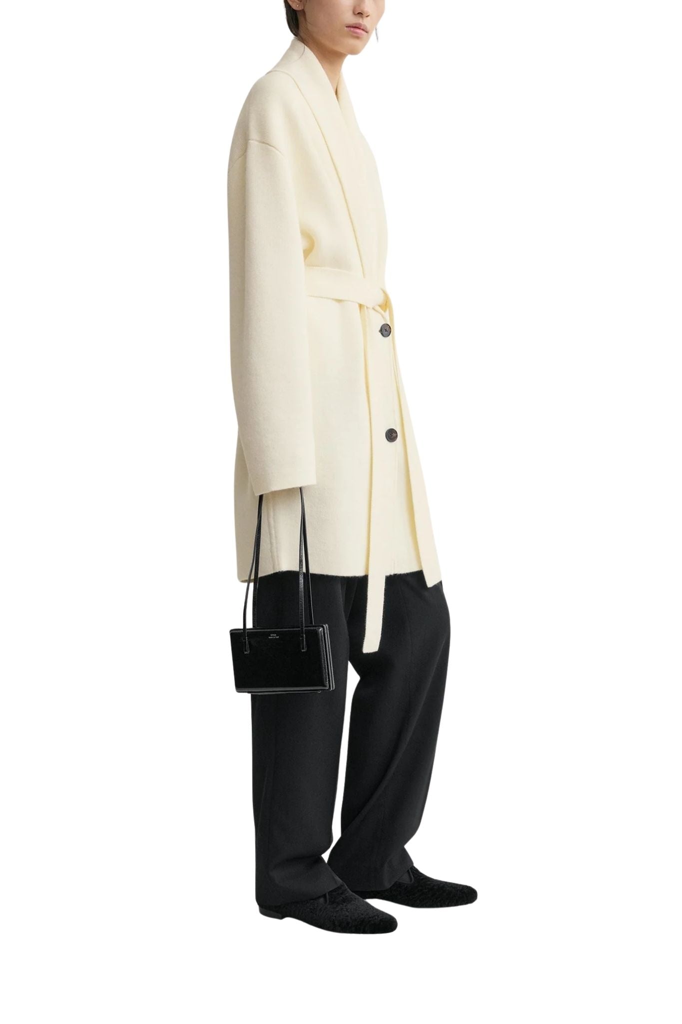 Toteme Shawl - Lapel Robe - Vermillion