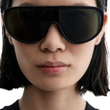 Toteme Shield Aviator Sunglasses - Vermillion