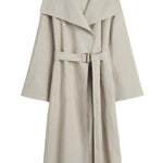 Toteme Signature Linen Blend Coat - Vermillion