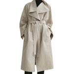 Toteme Signature Linen Blend Coat - Vermillion