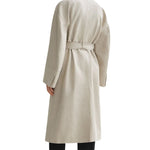 Toteme Signature Linen Blend Coat - Vermillion